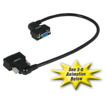 Cables To Go 25ft VGA270 HD15 M/F UXGA Monitor Extension Cable