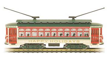 Bachmann Williams BAC61040 Ho Christmas Brill Trolley