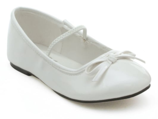 182046 Ballet- White Child Shoes