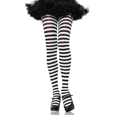 107659 Striped Tights Adult