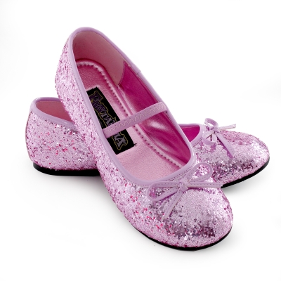 Pleaser Shoes 185845 Sparkle Ballerina Pink Child Shoes
