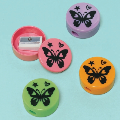 Amscan 201801 Neon Pencil Sharpeners Assorted