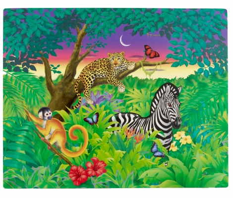 Costumes 173444 Zoology Activity Placemats