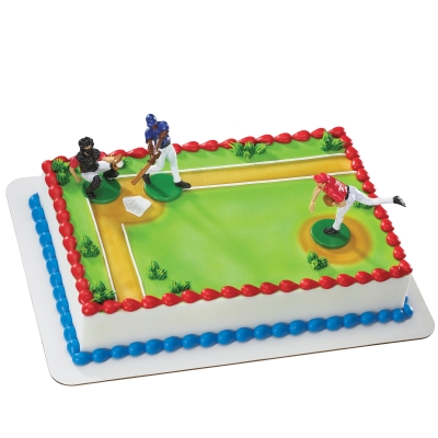 Costumes 203596 Baseball Player Cake Decorations