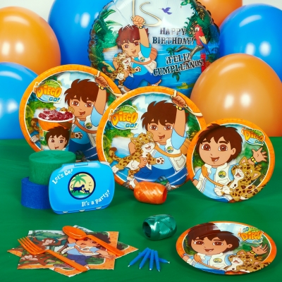 Costumes 189426 Go Diego Go Standard Party Pack