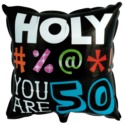 Creative Converting 202069 Holy Bleep 50 Foil Balloon