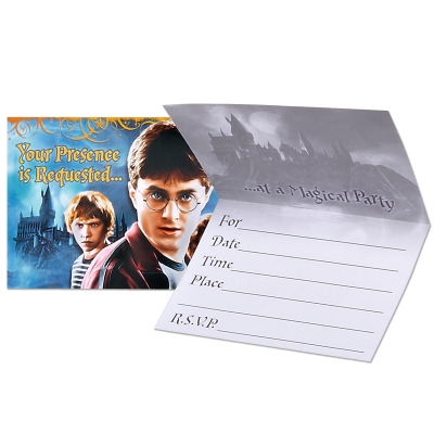 Hallmark 190349 Harry Potter Deathly Hallows Invitations
