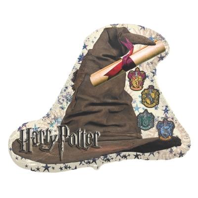 Party Destination 190351 Harry Potter 21 in. Sorting Hat Shaped Foil Balloon