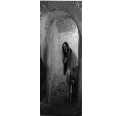 Paper Magic 181882 Sound and Lights Witch Door Decor