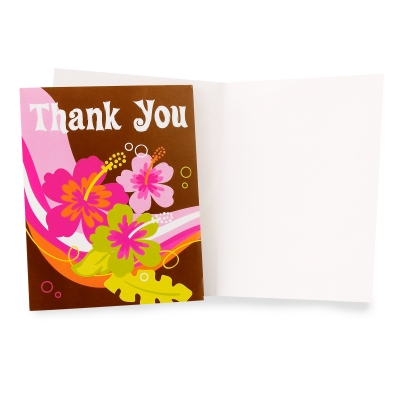 Creative Converting 159395 Aloha ThankYou Notes