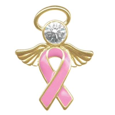 DM Merchandising#44; Inc. 191769 Breast Cancer Awareness Angel Tac Pin