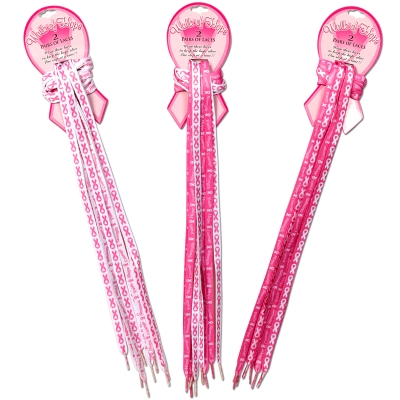 DM Merchandising#44; Inc. 191765 Breast Cancer Awareness Shoe Laces