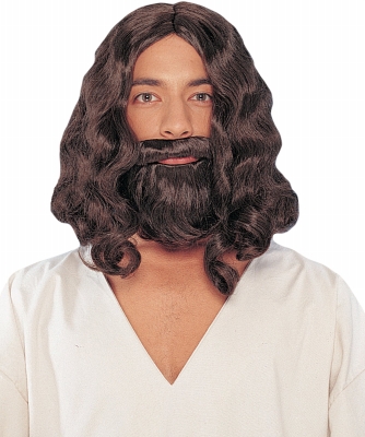 135867 Biblical- Brown Wig And Beard