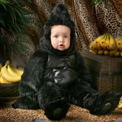 Costumes 185632 Gorilla Deluxe Toddler Costume Size: 1-2t