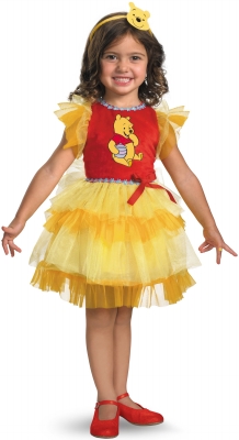 Disguise 198283 Winnie the Pooh Frilly Winnie the Pooh Toddler Child Costume