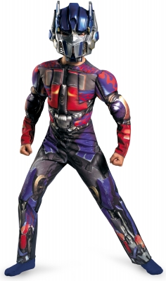 buys24185 Disguise 198218 Transformers 3 Dark of the Moon Movie Optimus Prime Muscle Child Costume