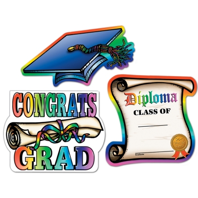Beistle Company 202685 Graduation Cutouts