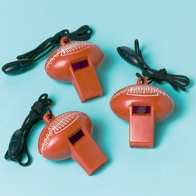 Amscan 137671 Football Whistles 12 count