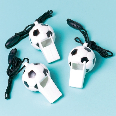 Amscan 137698 Soccer Whistles 12 count