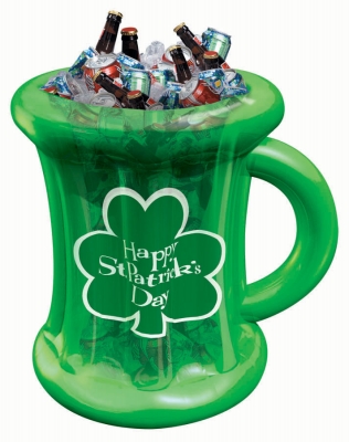 Amscan 147765 St. Patricks Inflatable Beer Mug Cooler