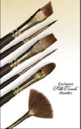 Alvin R5555W1/2 Royal and Langnickel Best Sofia Kolinsky Sable/Synthetic Blend Watercolor and Acrylic Brush Wash