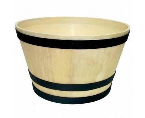Garden Odyssey CEBPLYFP185A25 Whiskey Barrel Planter Oak 25in