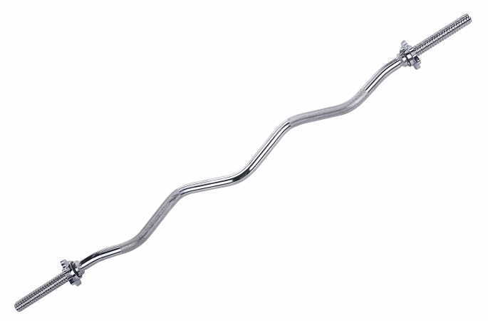 Sunny STCB47 Health Threaded Chrome Curl Bar Weight Bench