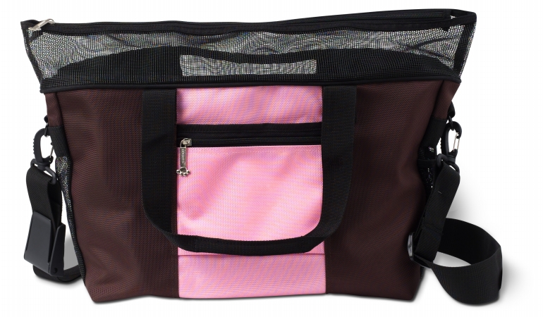 Doggles PCMDLG02 Large Denier Messenger Bag Pink