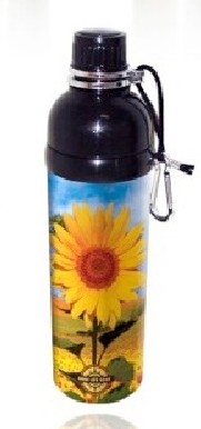 Good Life Gear SF6013 SUN 24 oz. BPA Free Water Bottle  Sunflower