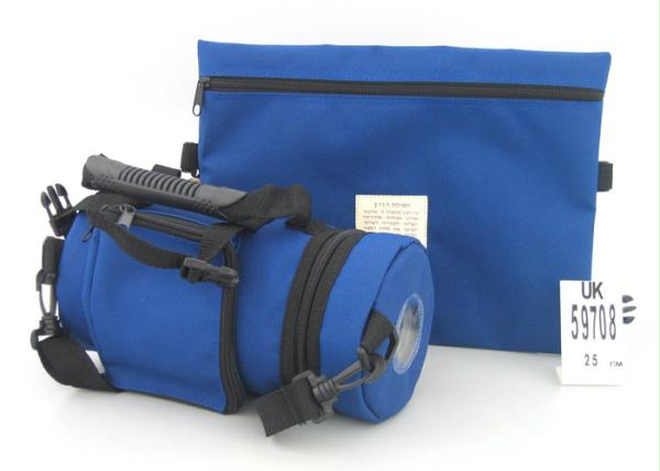 Blue Tefillin Carrier with Tallit bag