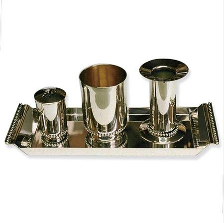 Judaica BE85L 925 Sterling Silver Havdalah Set