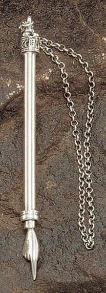 Judaica BZYADJ054 Sterling Silver Pointer Yad for Torah Reader