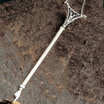 Judaica BZYADJ057 Sterling Silver Pointer Yad for Torah Reader