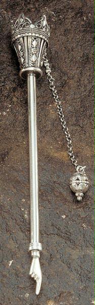 Judaica BZYADJ080 Sterling Silver Pointer Yad for Torah Reader