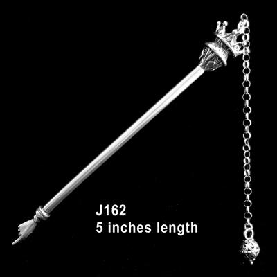 Judaica BZYADJ162 5"L Sterling Silver Pointer Yad for Torah Reader