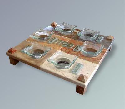Bnai Barak Jerusalem Stone Seder Plate