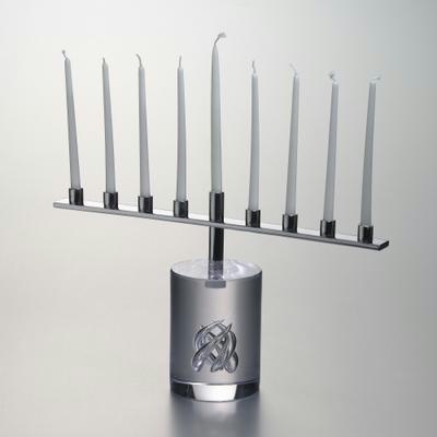 Judaica SPF0938 75/8"H x 13 1/2"W Stratton Menorah by Simon Pearce