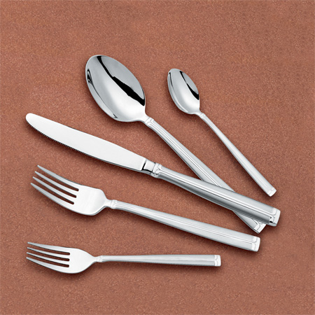 Lorenzo Import BellaSat BellaSat 1810 Stainless Steel And Satin#44; 72 Piece Fla