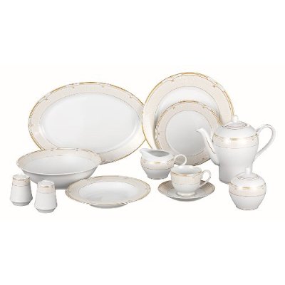 Lorenzo Import Paris Paris 49 Piece Dinnerware