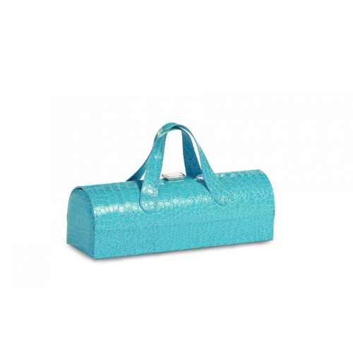 Picnic Plus Psm-112Ac Carlotta Clutch Wine Bottle Clutch- Azure Croc