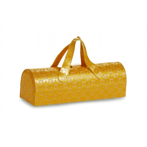Picnic Plus Psm-112mm Carlotta Clutch Wine Bottle Clutch- Maize Maze