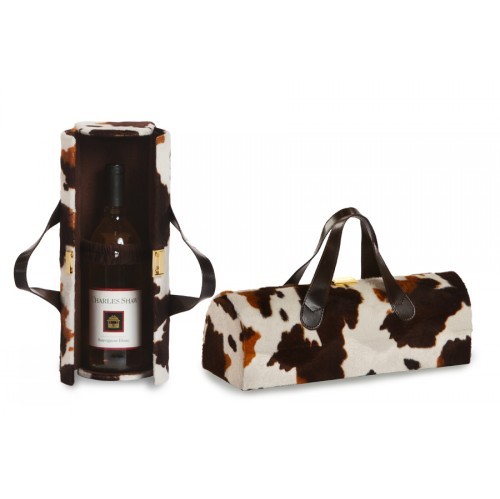 Picnic Plus Psm-112Py Carlotta Clutch Wine Bottle Clutch- Pony