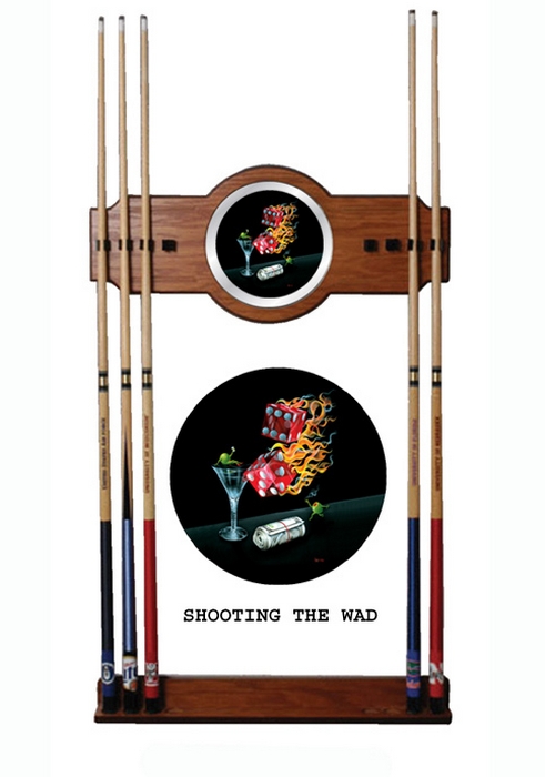 Godcr-04 Shootin The Wad Pool Cue Rack