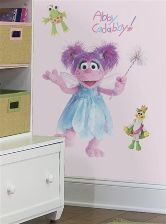 Roommates RMK1480GM Sesame Street Abby Peel  Stick Giant Wall Decal