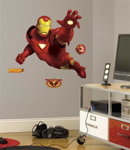 Roommates RMK1486GM IronMan Peel  Stick Giant Wall Decal