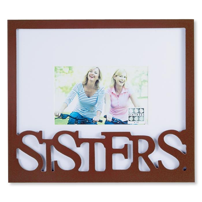 Wd25446 Sisters Carved Word Chocolate