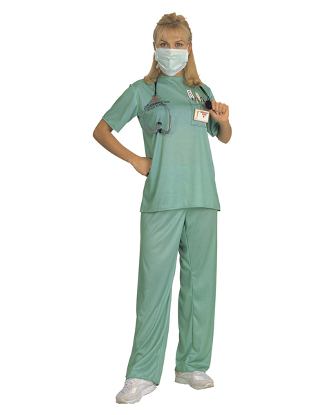 Rubies Costume Co 15024 Emergency Room Female Surgeon Adult Costume