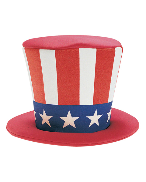Rubies Costume Co 47703 Uncle Sam Foam Top Hat Adult
