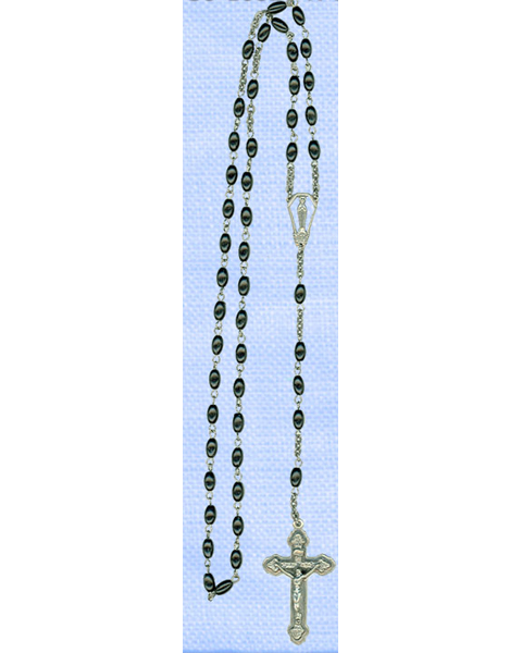 Fad Treasures 5010820NDKFT Black Rosary Beads