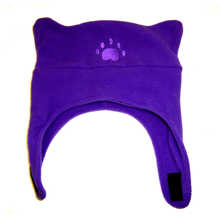 Bearhands Tc700dpur Toddler Fleece Chin Strap Hat - Dark Purple